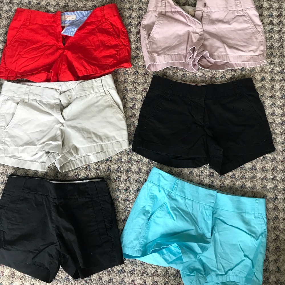 JCREW 3 inch shorts size 2